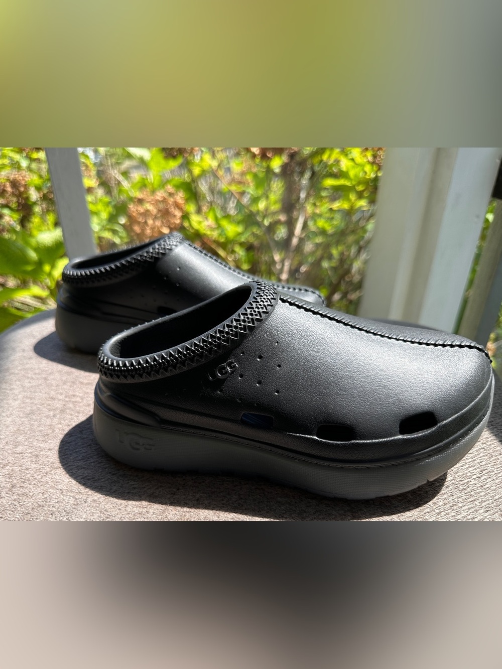 UGG Kids Sz~1*Tasman Sport*Black Slip-On Clog*New